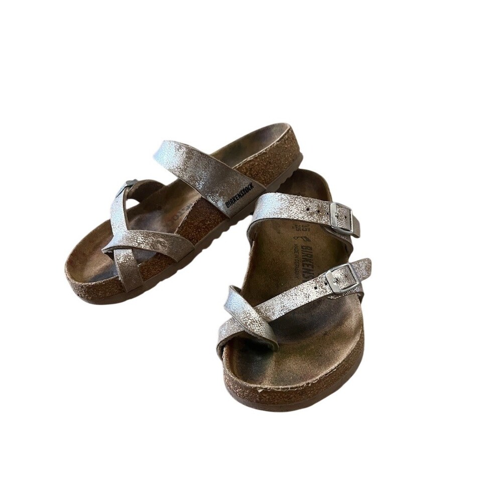 Birkenstock Mayari Womens Thong Sandals Beige Size US 4 EU 35
